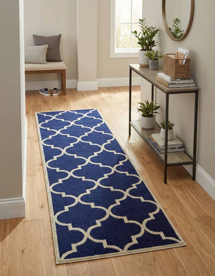 Detail image of 2' x 8' Trellis Runner Rug