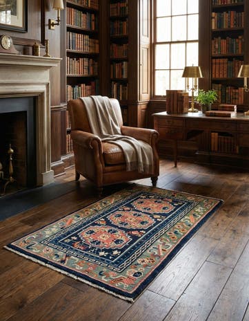 2' 7 x 4' 6 Hand Knotted Tibet Rug