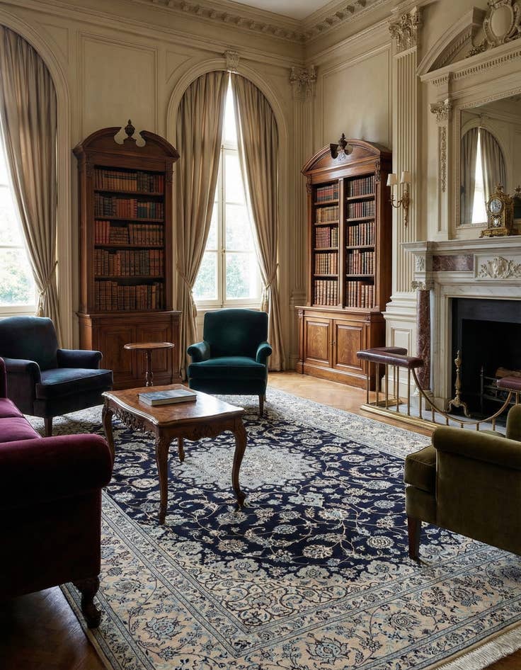 Detail image of  6' 9 x 10' 2 Nain Rug