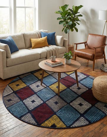 5' 3 x 5' 3 Laguna Round Rug
