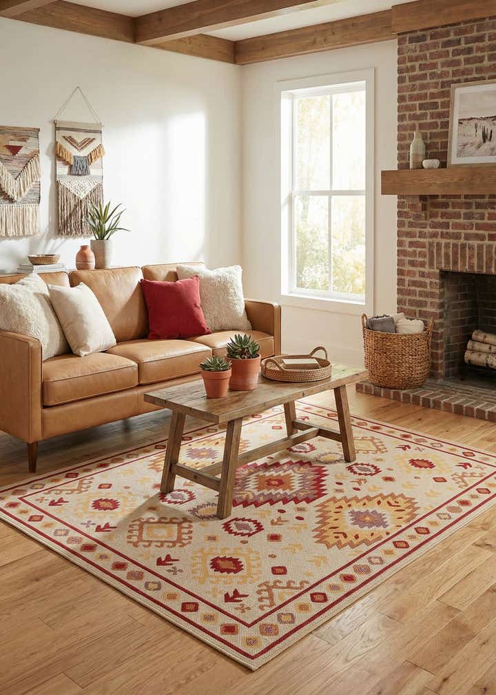 7' 10 x 10' Easy-Clean Baja Indoor / Outdoor Rug