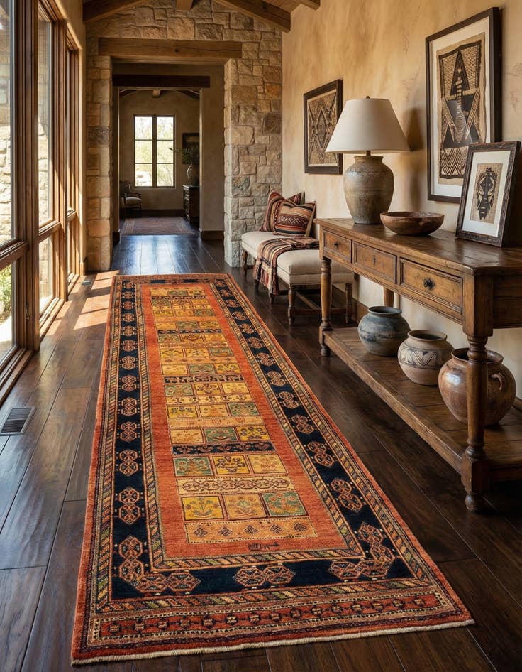 Detail image of 2' 10 x 10' 2 Luribaft Wool Runner Rug