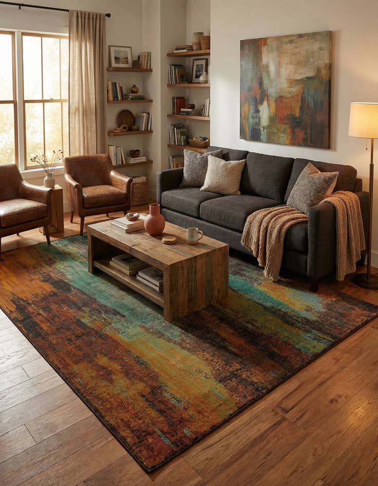 Detail image of 8' x 11' 4  Washable Barcelona Rug