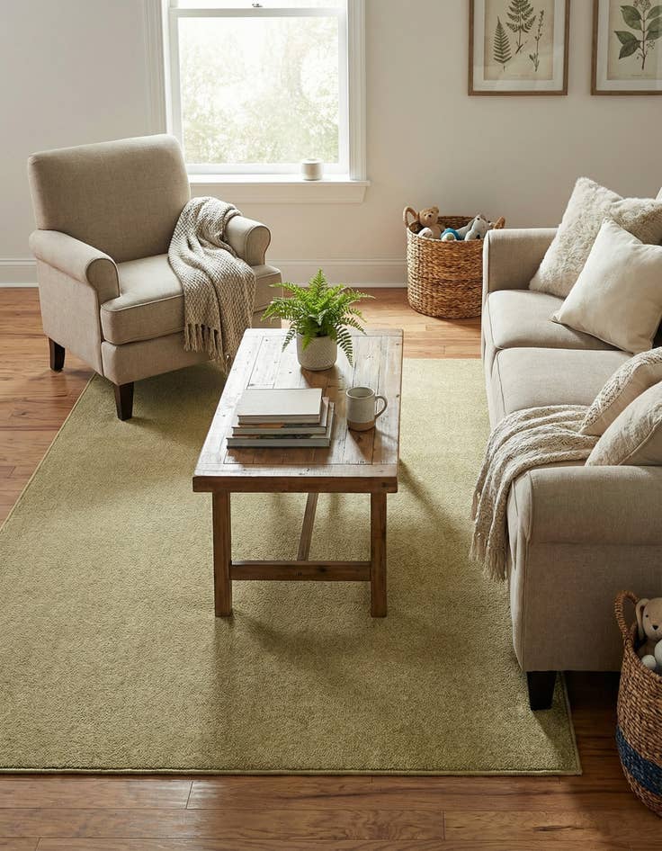 Detail image of  5' 3 x 5' 3 Everyday Solid Square Rug