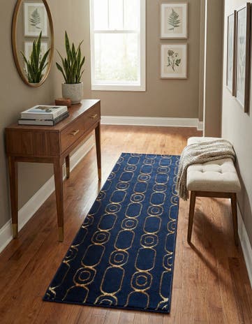2' x 6' Vogue Geo Runner Rug