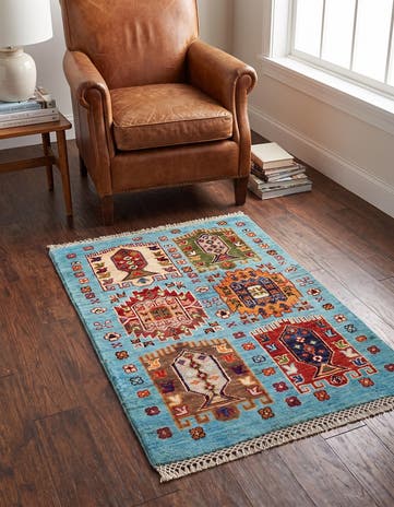 2' x 3' Hand Knotted Ariana Ziegler Rug