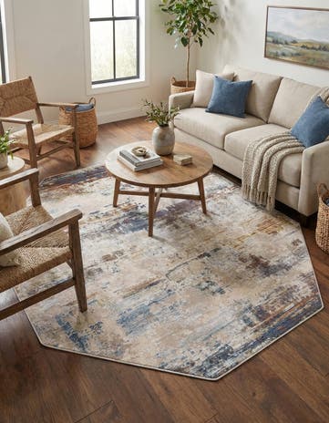 7' 10 x 7' 10 Deepa Octagon Rug