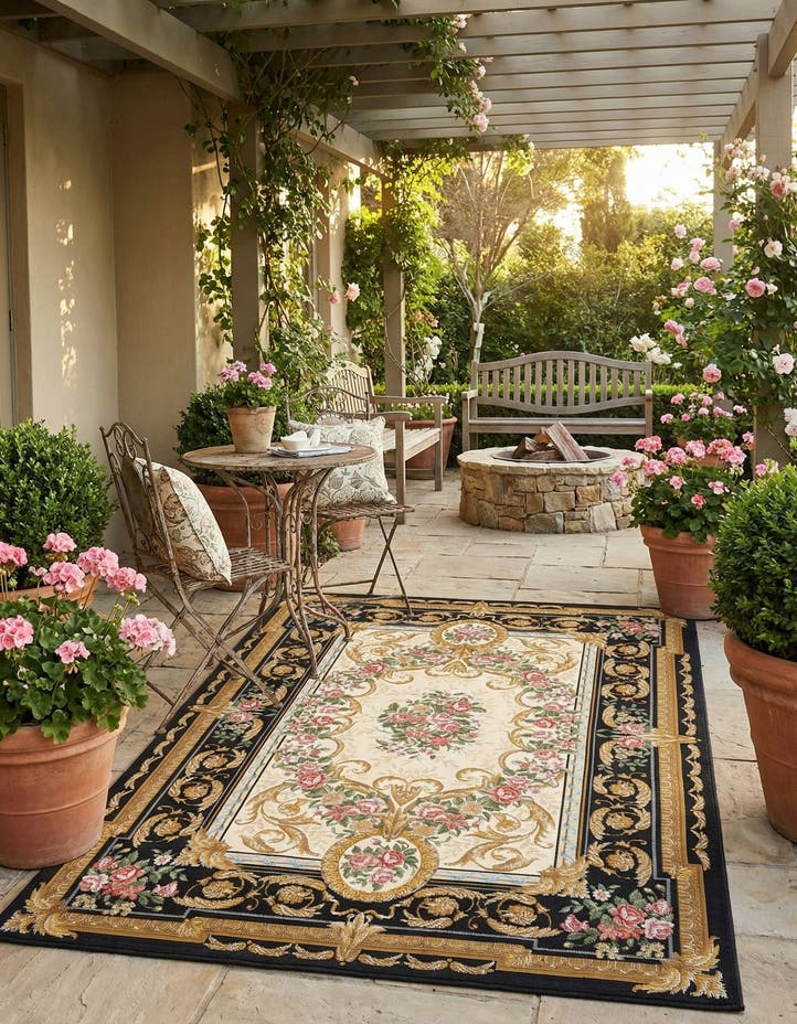 5' x 8' Easy-Clean Traditional Indoor / Ou...
