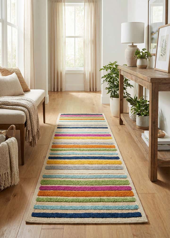 2' x 6' Easy-Clean Aruba Indoor / Outdoor Runner Rug