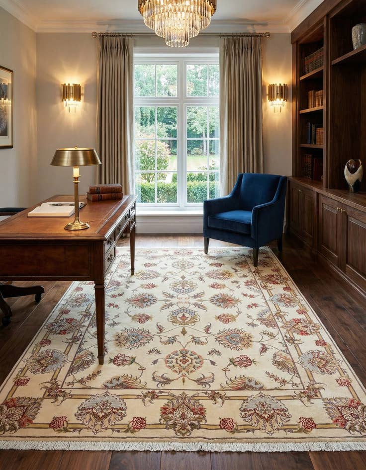 Detail image of  5' x 6' 9 Tabriz Rug