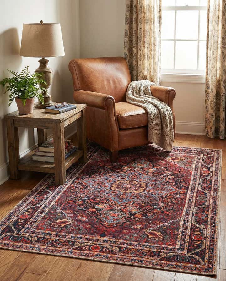 3' 6 x 5' 6 Washable Timeless Rug