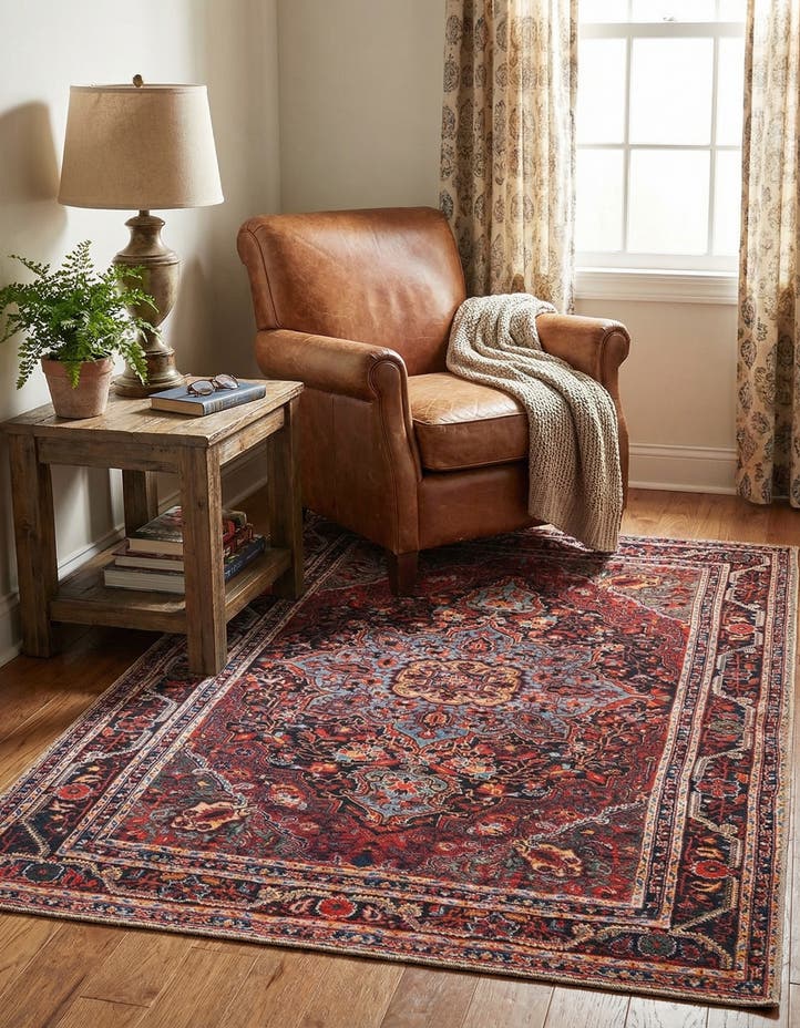 3' 6 x 5' 6 Washable Timeless Rug