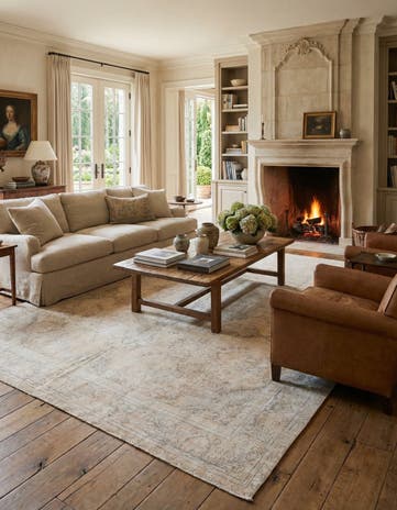 9' 4 x 13' 1 Hand Knotted Ultra Vintage Persian Wool Rug