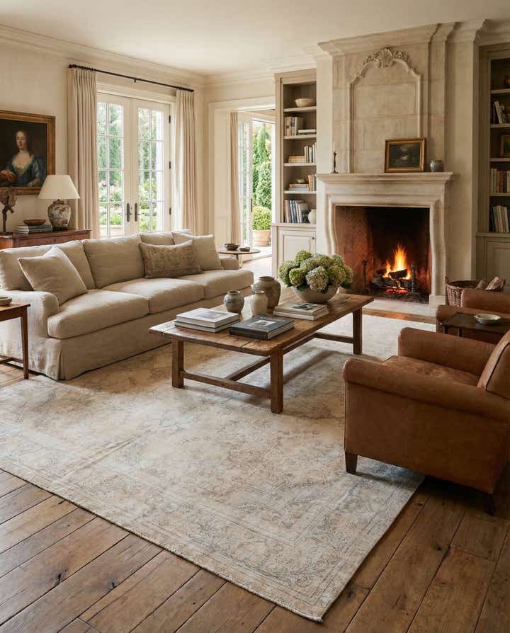 9' 4 x 13' 1 Hand Knotted Ultra Vintage Persian Wool Rug