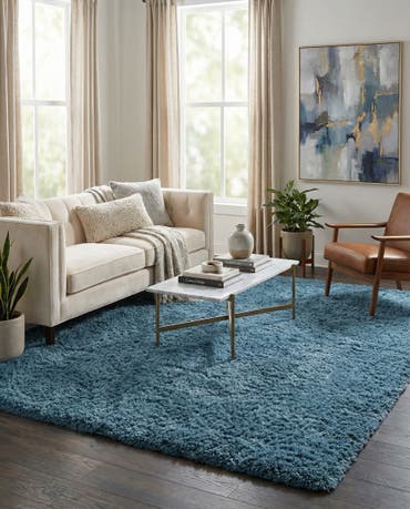  8' x 8' Infinity Shag Square Rug