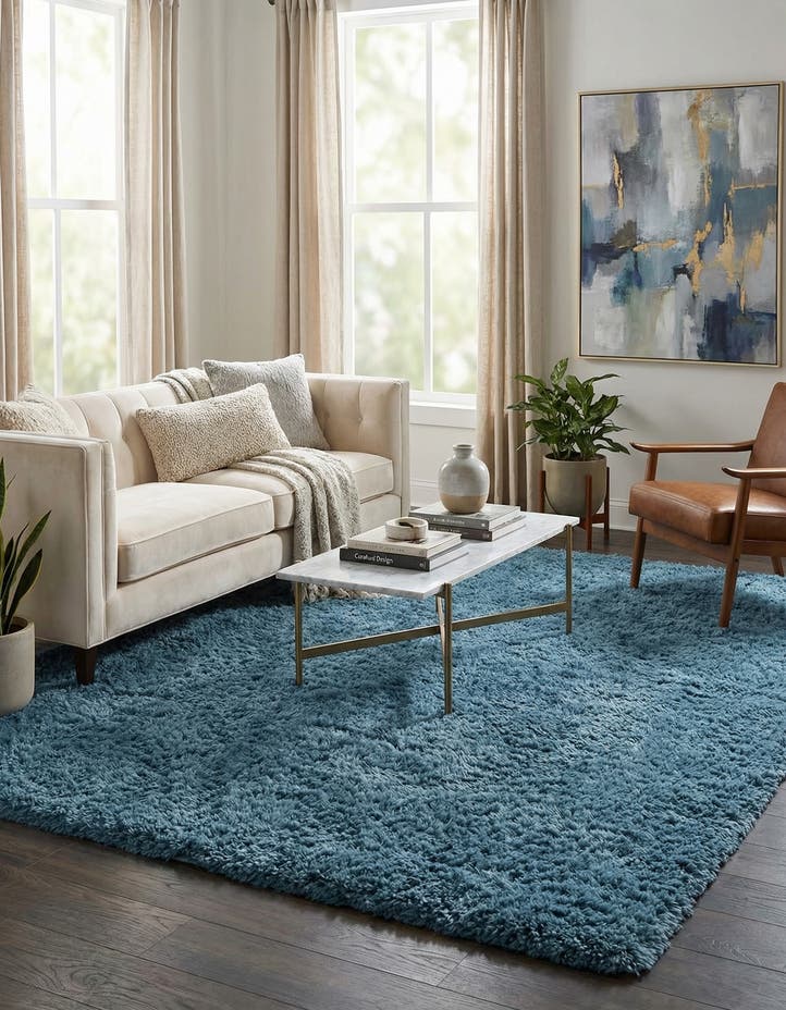 8' x 8' Infinity Shag Square Rug