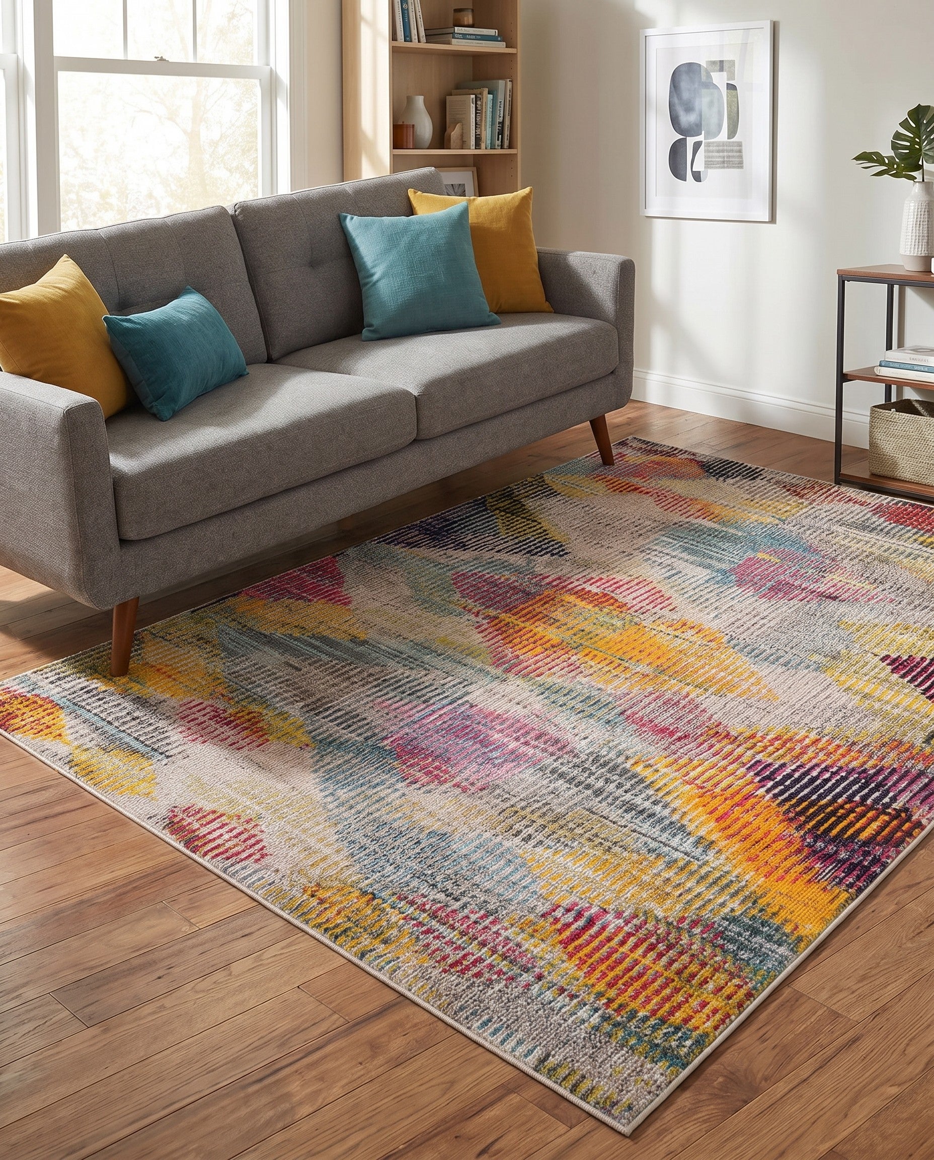5' x 7' Washable Theia Rug