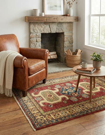 2' 8 x 3' 10 Hand Knotted Kazak Oriental Rug