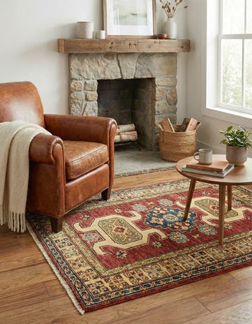 2' 8 x 3' 10 Hand Knotted Kazak Oriental Rug