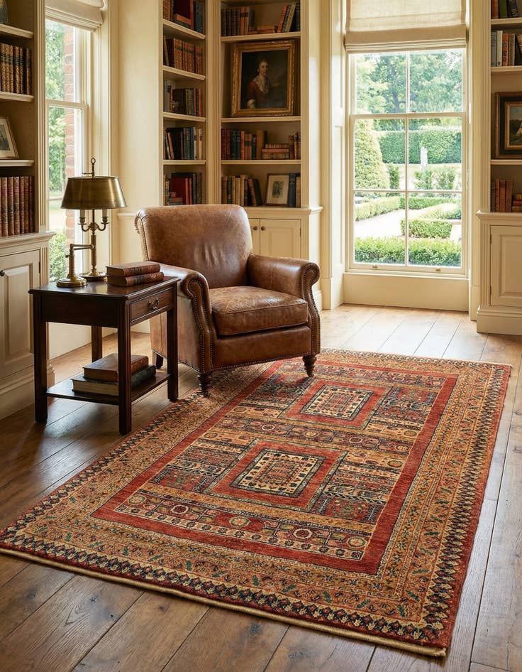 Detail image of 3' 4 x 5' 7 Kashkuli Wool Rug