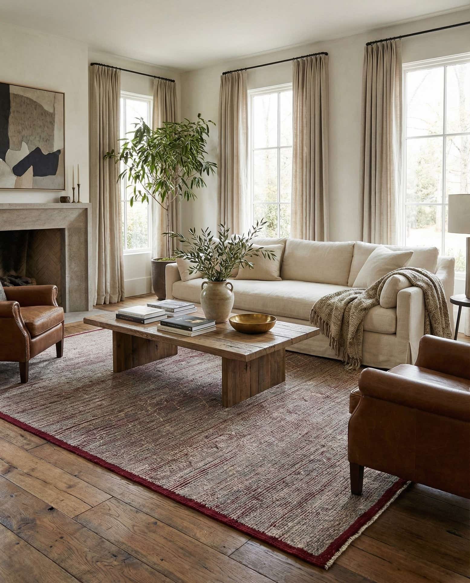 8' 6 x 10' 4 Hand Knotted Moroccan Wool Rug
