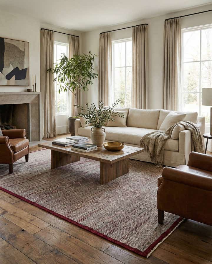 8' 6 x 10' 4 Hand Knotted Moroccan Wool Rug