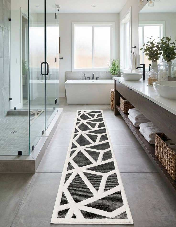 Detail image of 2' 7 x 12' Prismatic Runner Rug