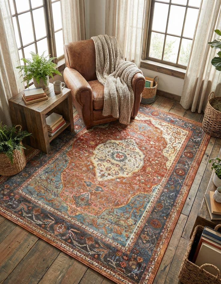 Detail image of  7' x 10' Santiago Rug