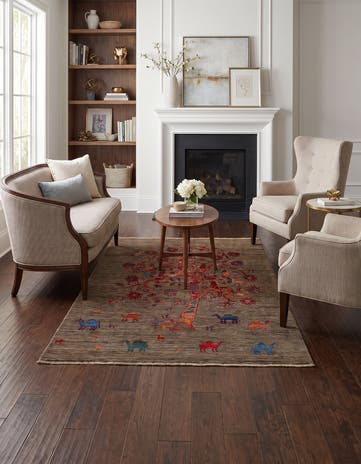4' 2 x 5' 11 Hand Knotted Ariana Ziegler Rug