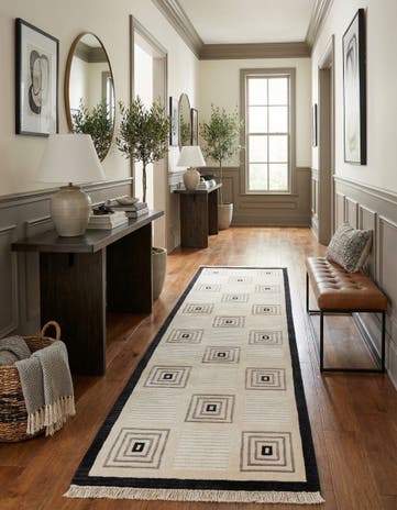 2' 7 x 9' 10 Hand Knotted Darya Wool Runner Rug