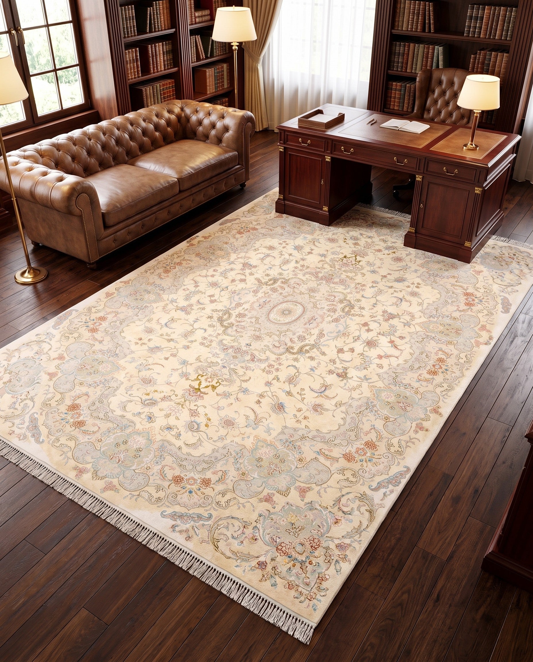 6' 11 x 10' Tabriz Rug