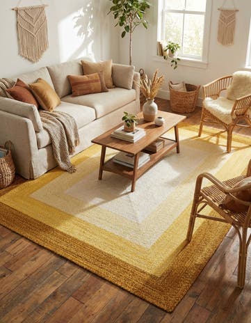 7' 10 x 10' Handmade Hand Braided Wool Rug