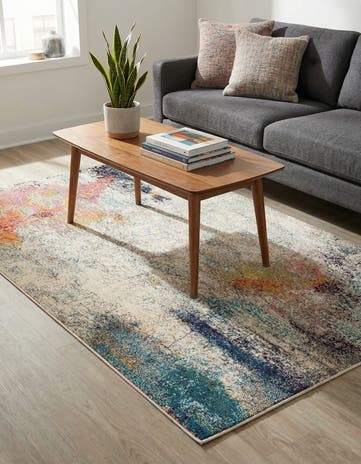 4' x 6' Washable Theia Rug