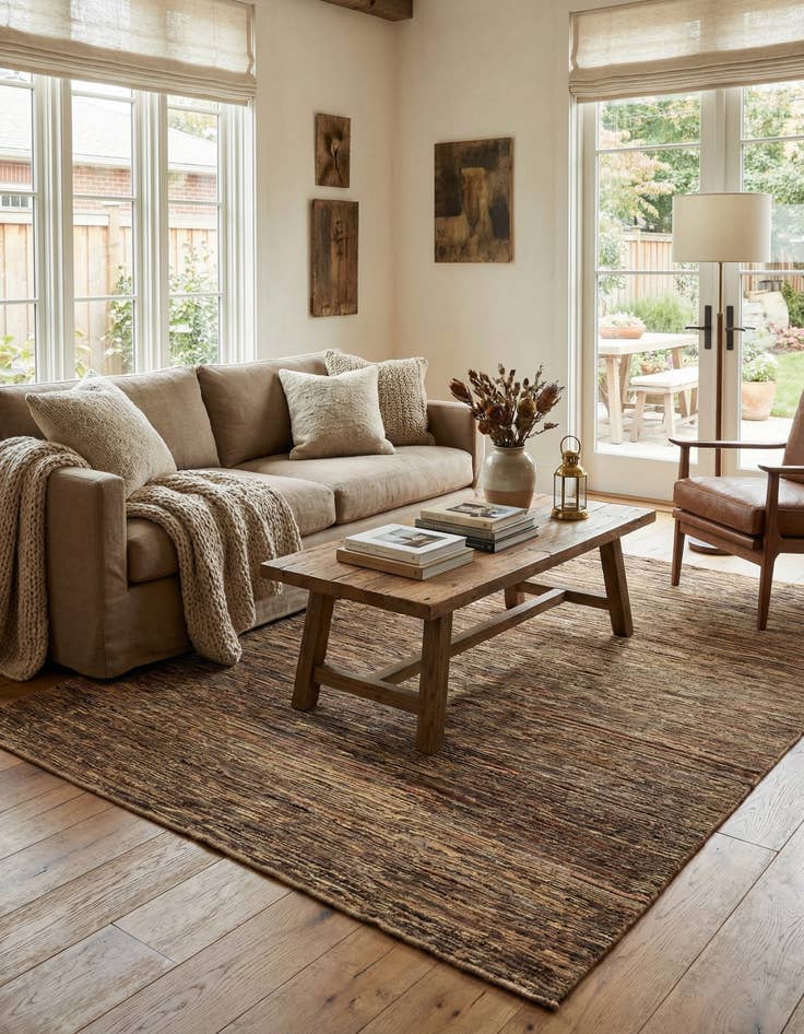 Detail image of 5' x 6' 4 Hand Knotted Modern Ziegler Rug