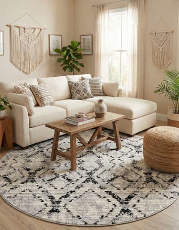 7' x 7' Tucson Round Rug