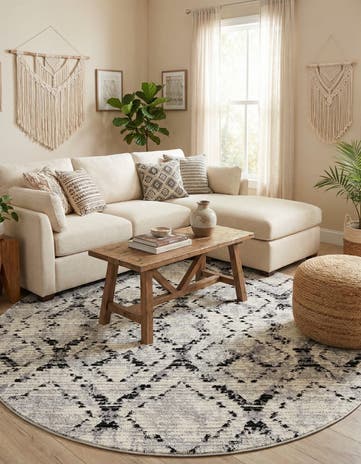 7' x 7' Tucson Round Rug