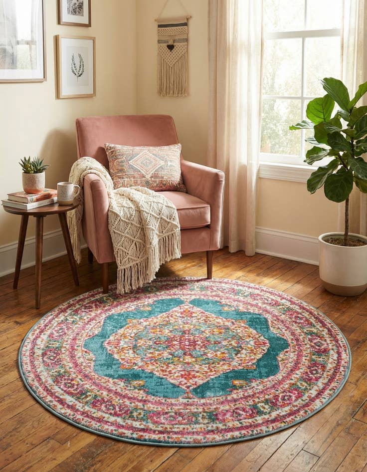 Detail image of 3' 3 x 3' 3 Havana Round Rug