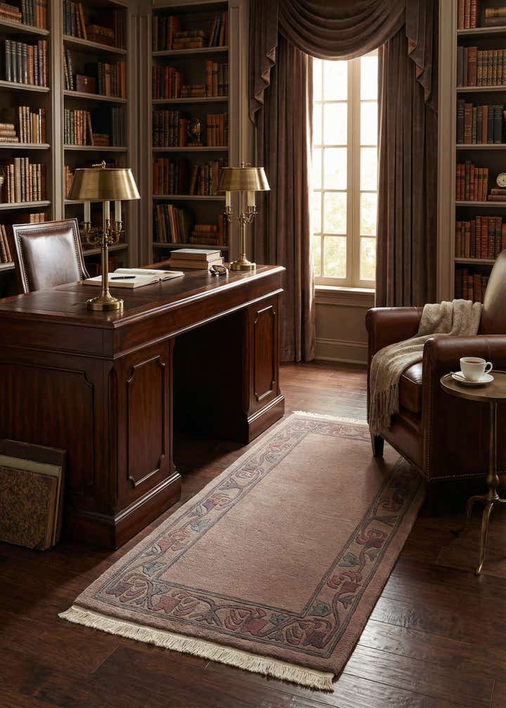 2' 5 x 4' 6 Hand Knotted Tibet Wool Rug