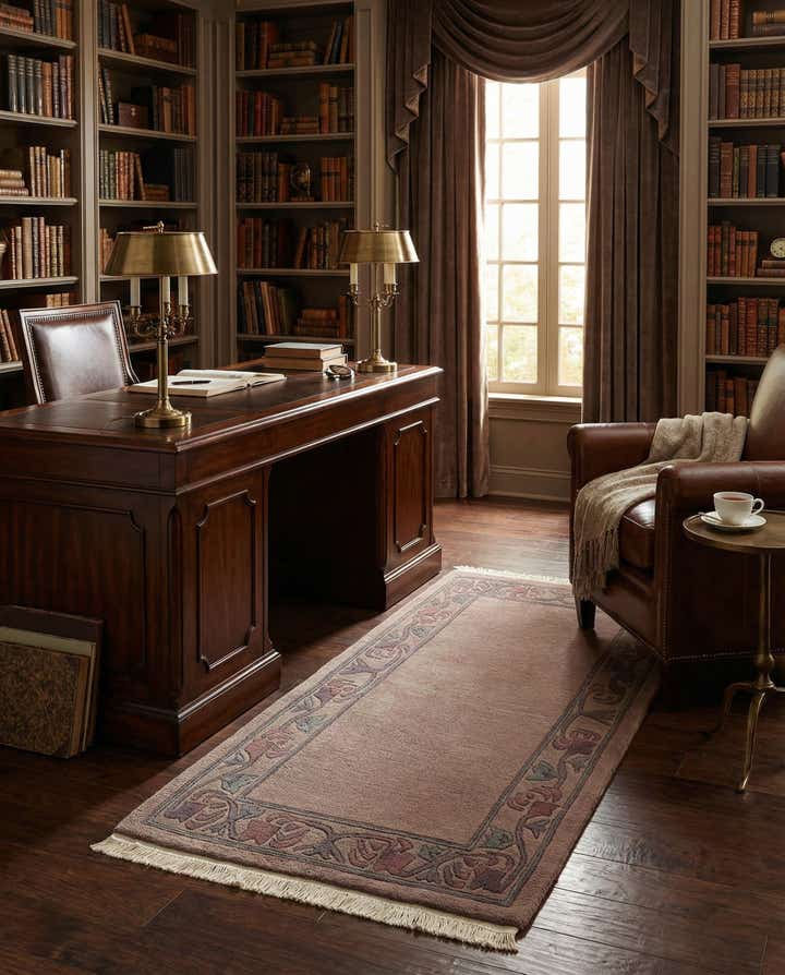 2' 5 x 4' 6 Hand Knotted Tibet Wool Rug