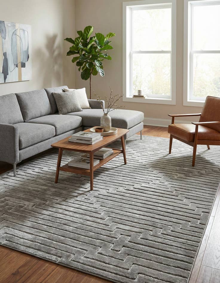 Detail image of 9' x 12' Vogue Geo Rug