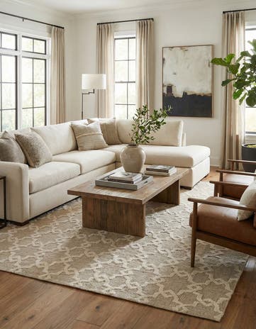 7' 7 x 9' 9 Hand Knotted Luna Rug