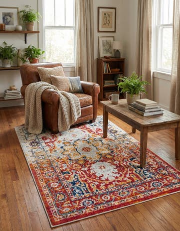 Rust Red Madeline Vintage Rug