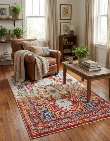 Rust Red Madeline Vintage Rug