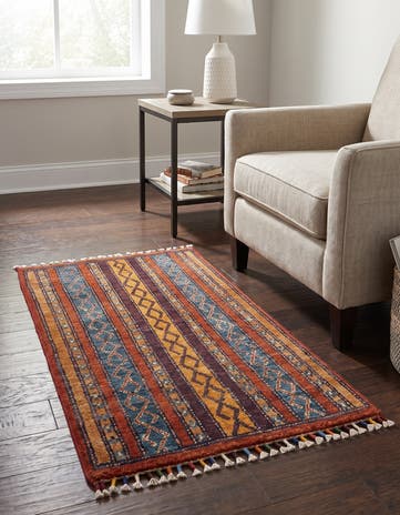 1' 9 x 3' 3 Hand Knotted Kazak Rug