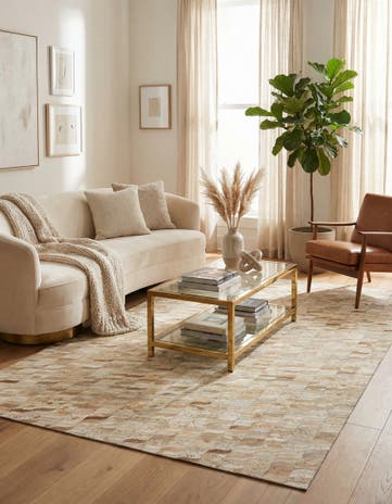 5' x 8' Cowhide - Patchwork Rug