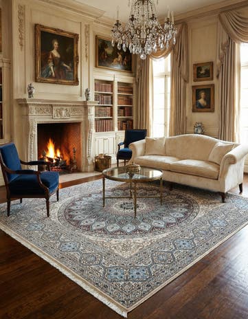 8' 6 x 8' 6 Nain Square Rug