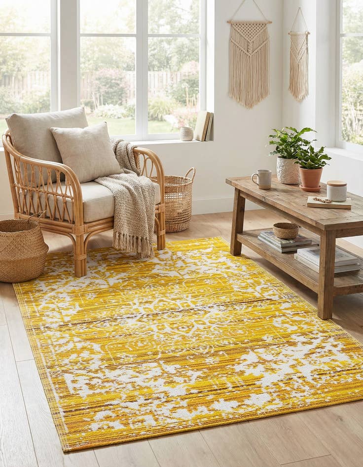 Detail image of 4' x 6' Easy-Clean Vista Breeze Indoor / Outdoor Rug