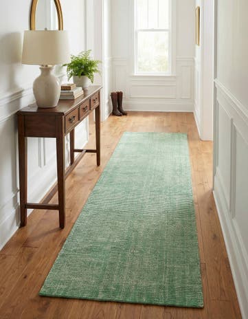 2' x 8' Hand Woven Jill Zarin English Manor Farmhouse Wool Runner Rug