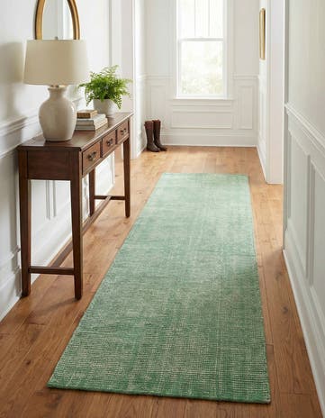 2' x 8' Hand Woven Jill Zarin English Manor Farmhouse Wool Runner Rug