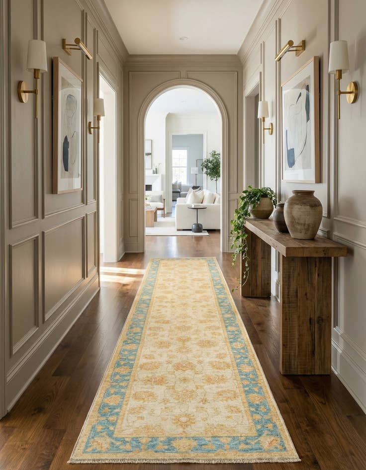 Detail image of  2' 8 x 13' 1 Kaizar Wool Runner Rug